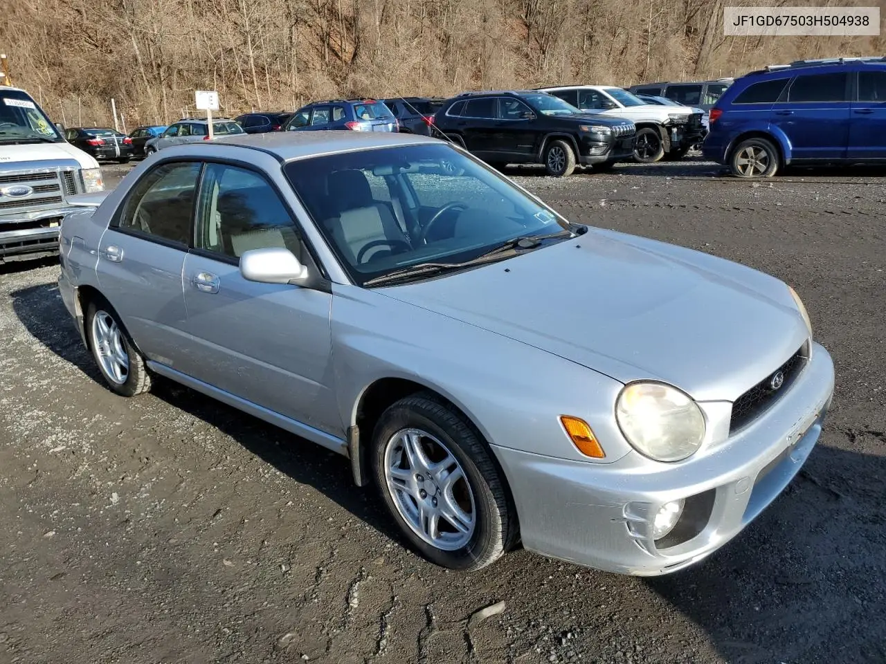 2003 Subaru Impreza Rs VIN: JF1GD67503H504938 Lot: 51548025