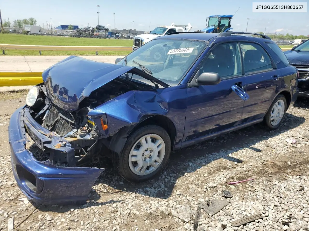 2003 Subaru Impreza Ts VIN: JF1GG65513H800657 Lot: 55776865