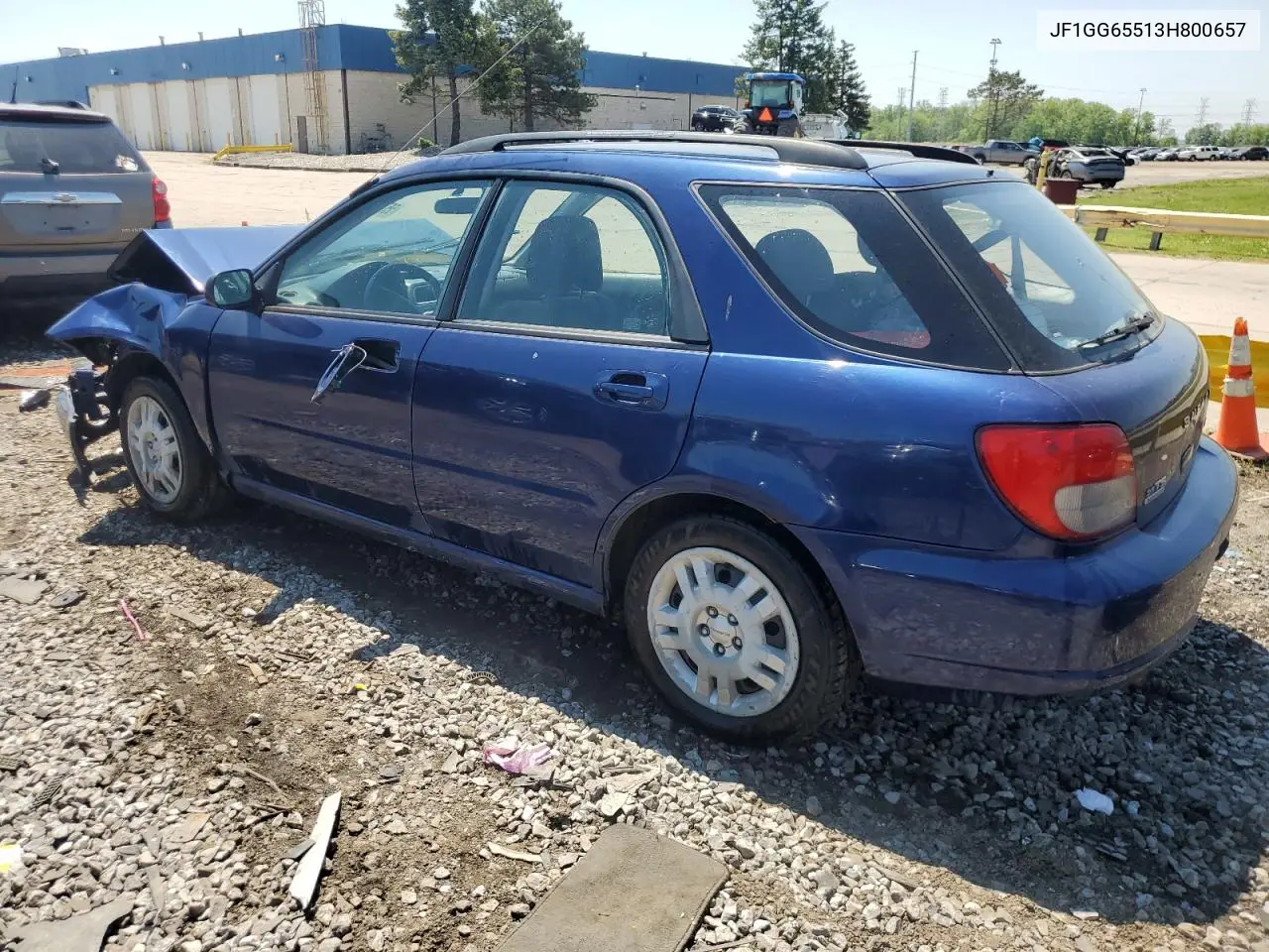 2003 Subaru Impreza Ts VIN: JF1GG65513H800657 Lot: 55776865