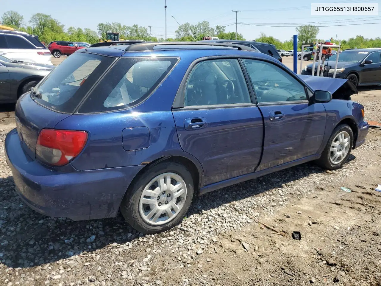 2003 Subaru Impreza Ts VIN: JF1GG65513H800657 Lot: 55776865