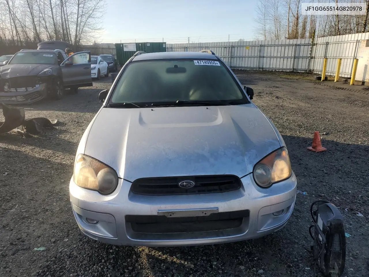 2004 Subaru Impreza Ts VIN: JF1GG65514G820978 Lot: 47145955