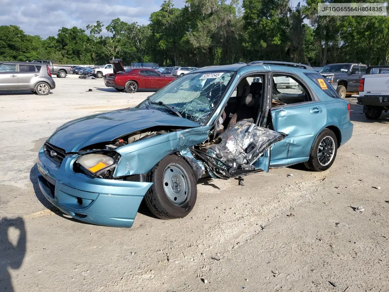 2004 Subaru Impreza Ts VIN: JF1GG65564H804835 Lot: 52971545
