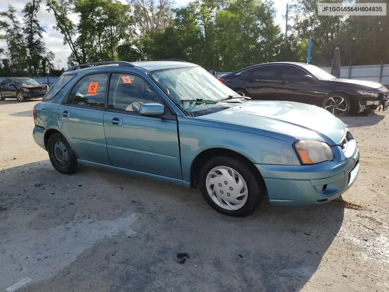 2004 Subaru Impreza Ts VIN: JF1GG65564H804835 Lot: 52971545