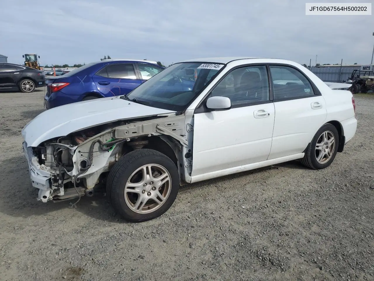 2004 Subaru Impreza Rs VIN: JF1GD67564H500202 Lot: 53001745