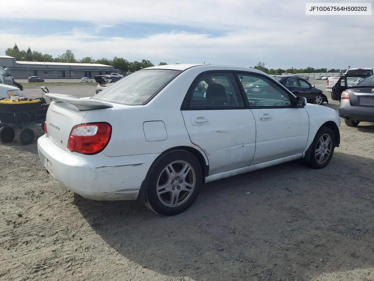 2004 Subaru Impreza Rs VIN: JF1GD67564H500202 Lot: 53001745