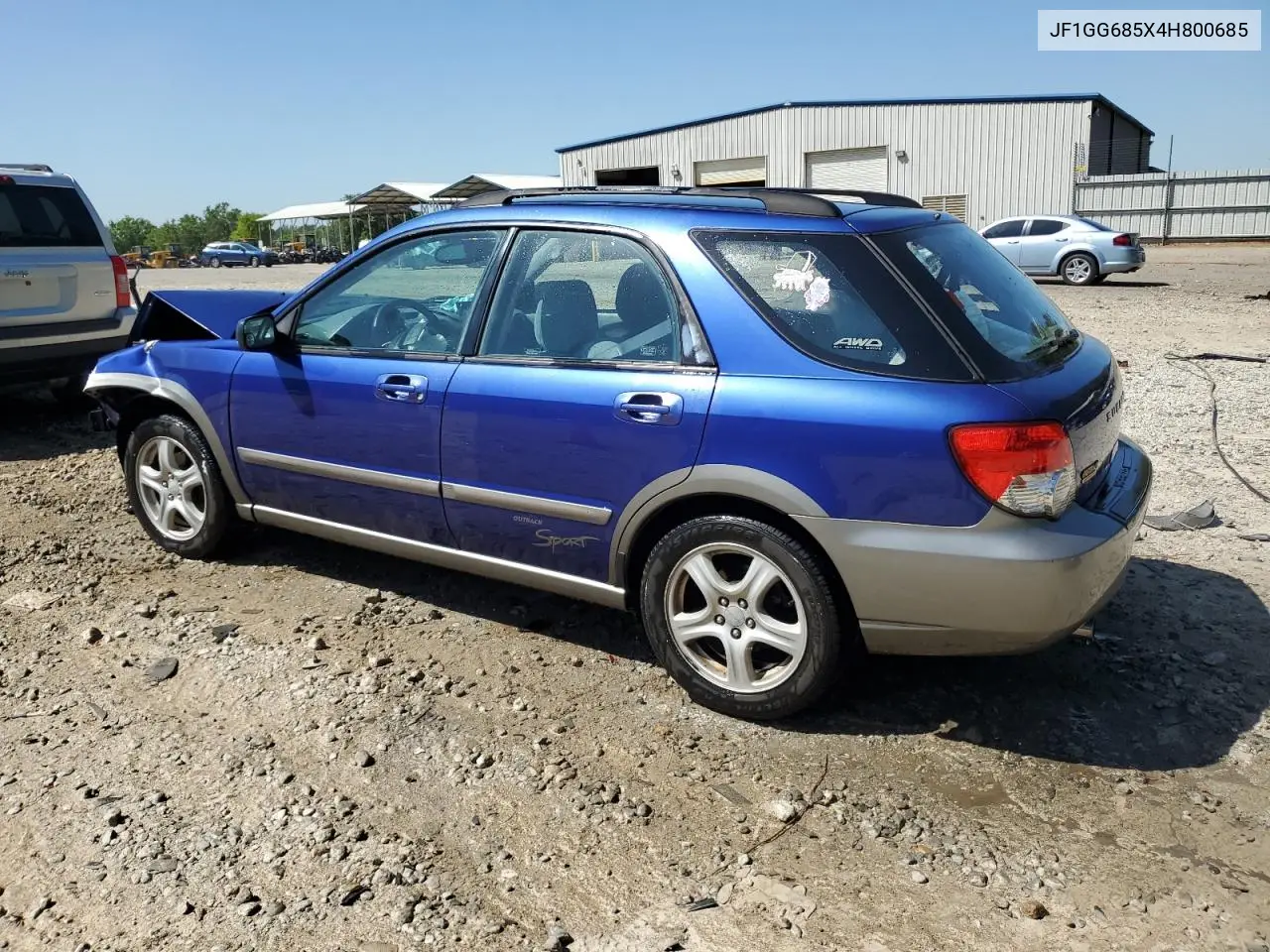 2004 Subaru Impreza Outback Sport VIN: JF1GG685X4H800685 Lot: 53607125