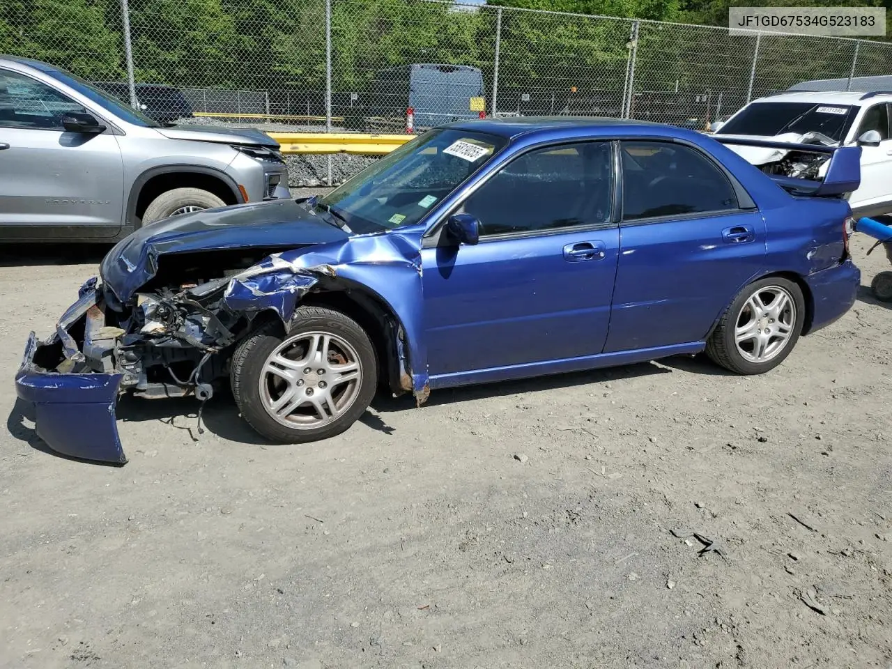 2004 Subaru Impreza Rs VIN: JF1GD67534G523183 Lot: 55819055