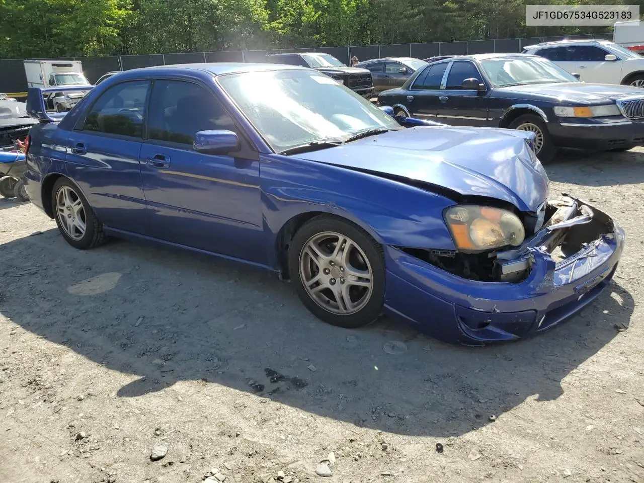 2004 Subaru Impreza Rs VIN: JF1GD67534G523183 Lot: 55819055