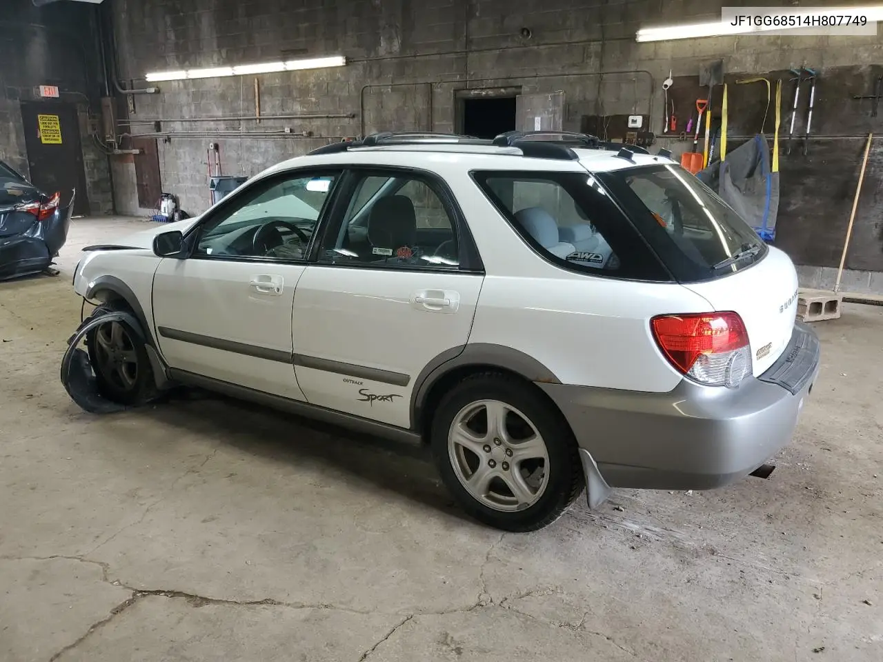 2004 Subaru Impreza Outback Sport VIN: JF1GG68514H807749 Lot: 58621725