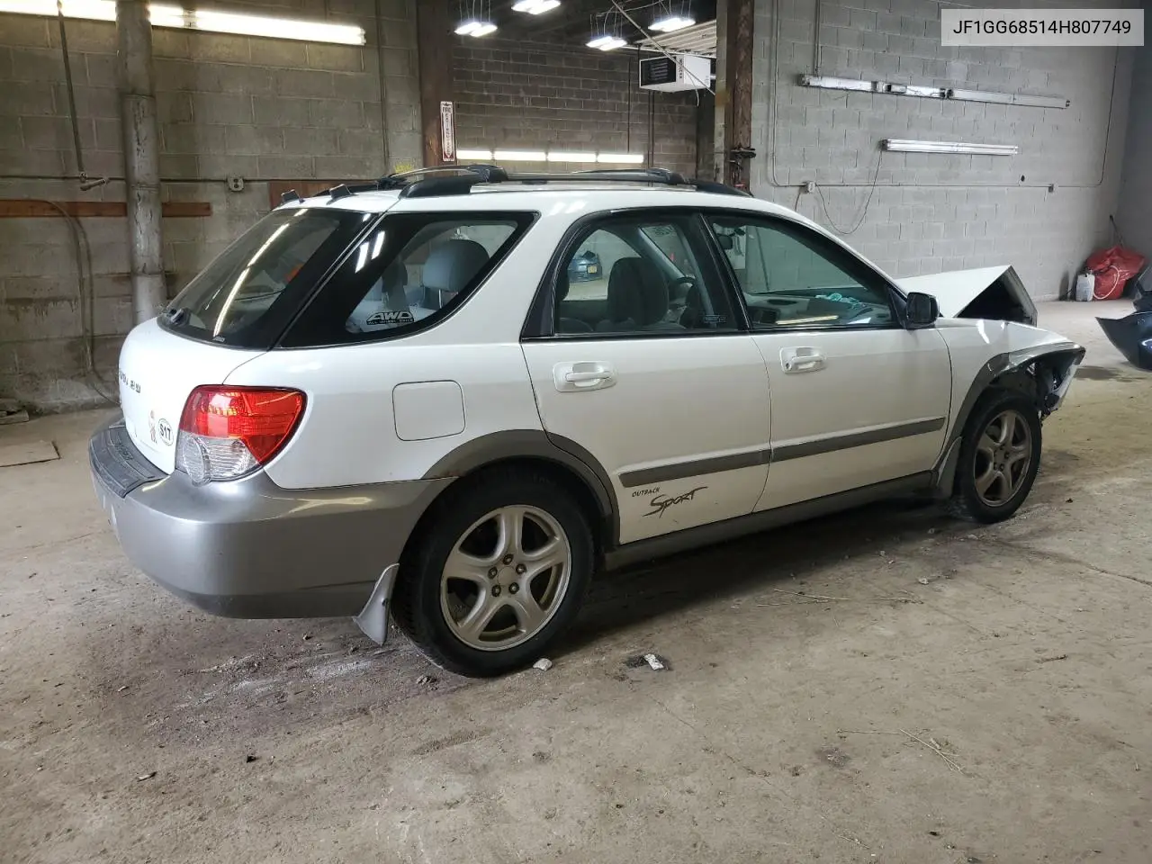2004 Subaru Impreza Outback Sport VIN: JF1GG68514H807749 Lot: 58621725
