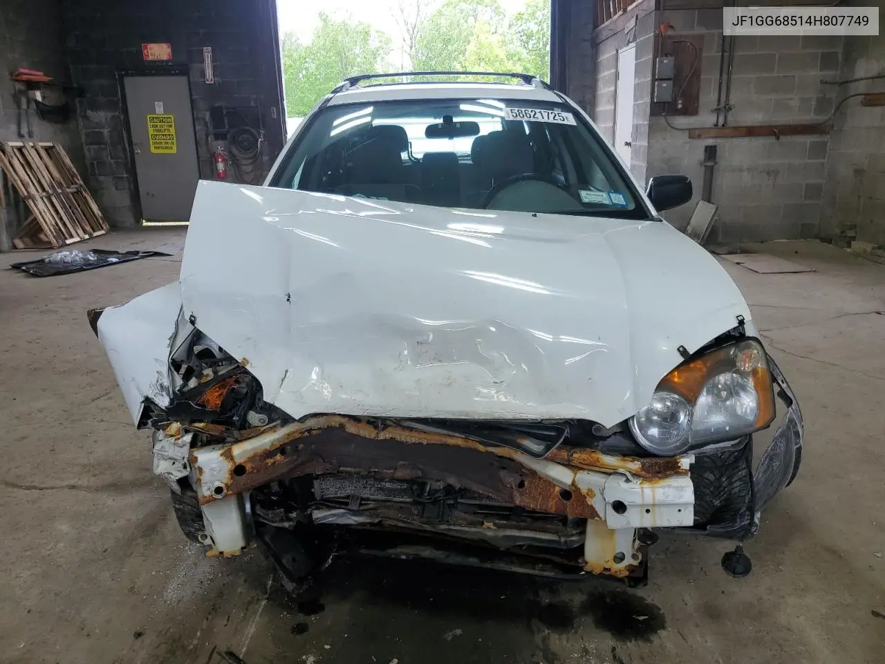 2004 Subaru Impreza Outback Sport VIN: JF1GG68514H807749 Lot: 58621725