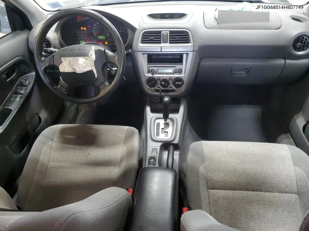 2004 Subaru Impreza Outback Sport VIN: JF1GG68514H807749 Lot: 58621725