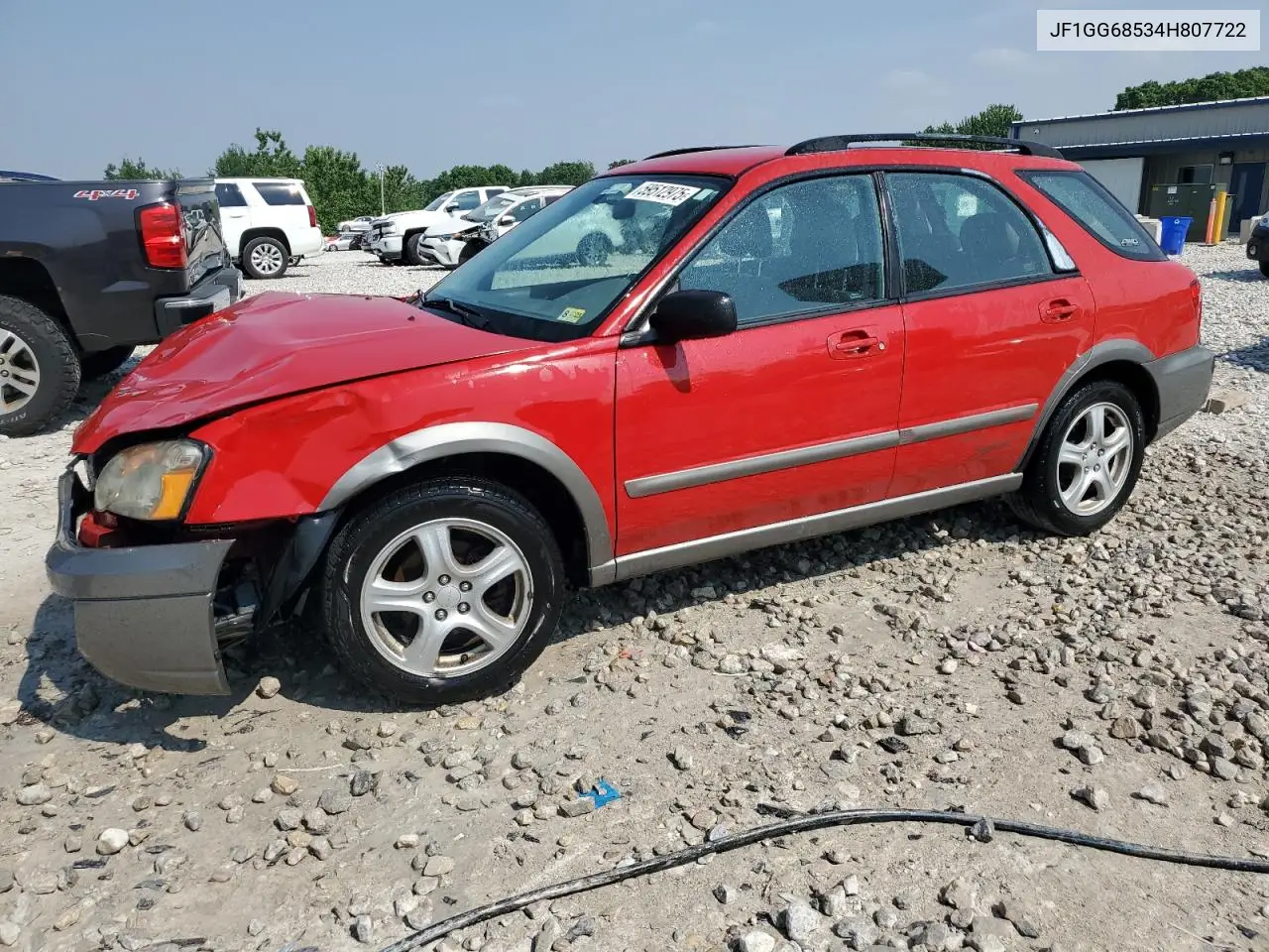2004 Subaru Impreza Outback Sport VIN: JF1GG68534H807722 Lot: 59512975