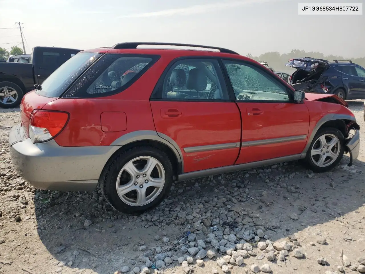 2004 Subaru Impreza Outback Sport VIN: JF1GG68534H807722 Lot: 59512975