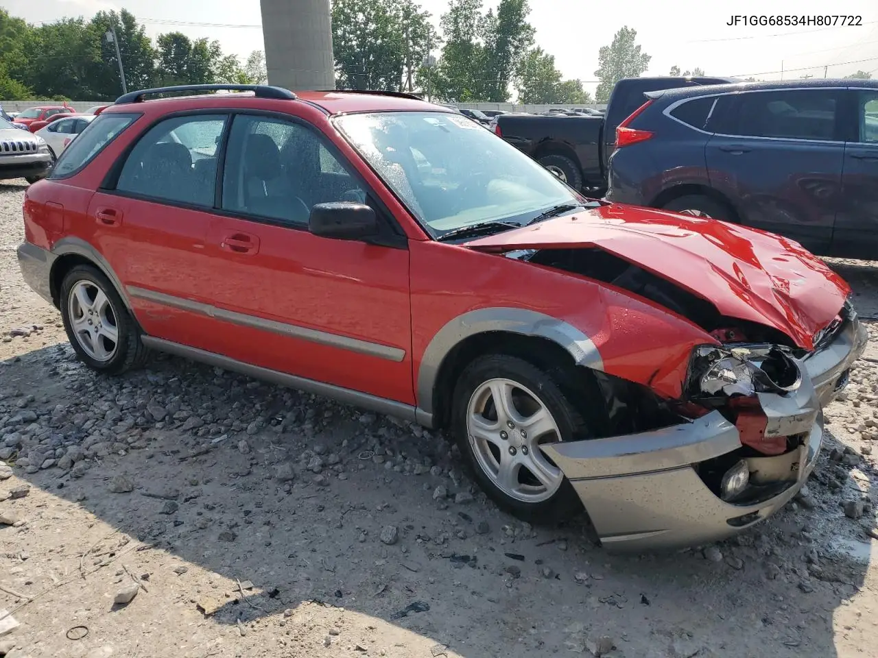 2004 Subaru Impreza Outback Sport VIN: JF1GG68534H807722 Lot: 59512975