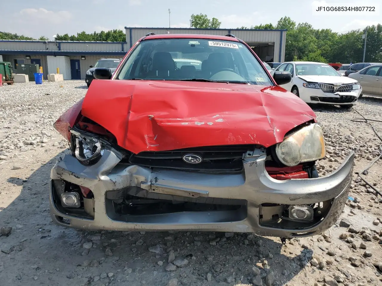 2004 Subaru Impreza Outback Sport VIN: JF1GG68534H807722 Lot: 59512975