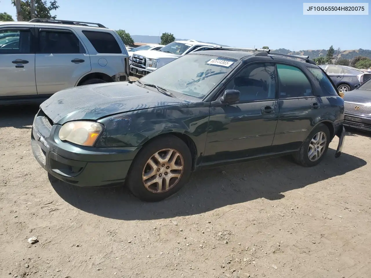 2004 Subaru Impreza Ts VIN: JF1GG65504H820075 Lot: 60644365