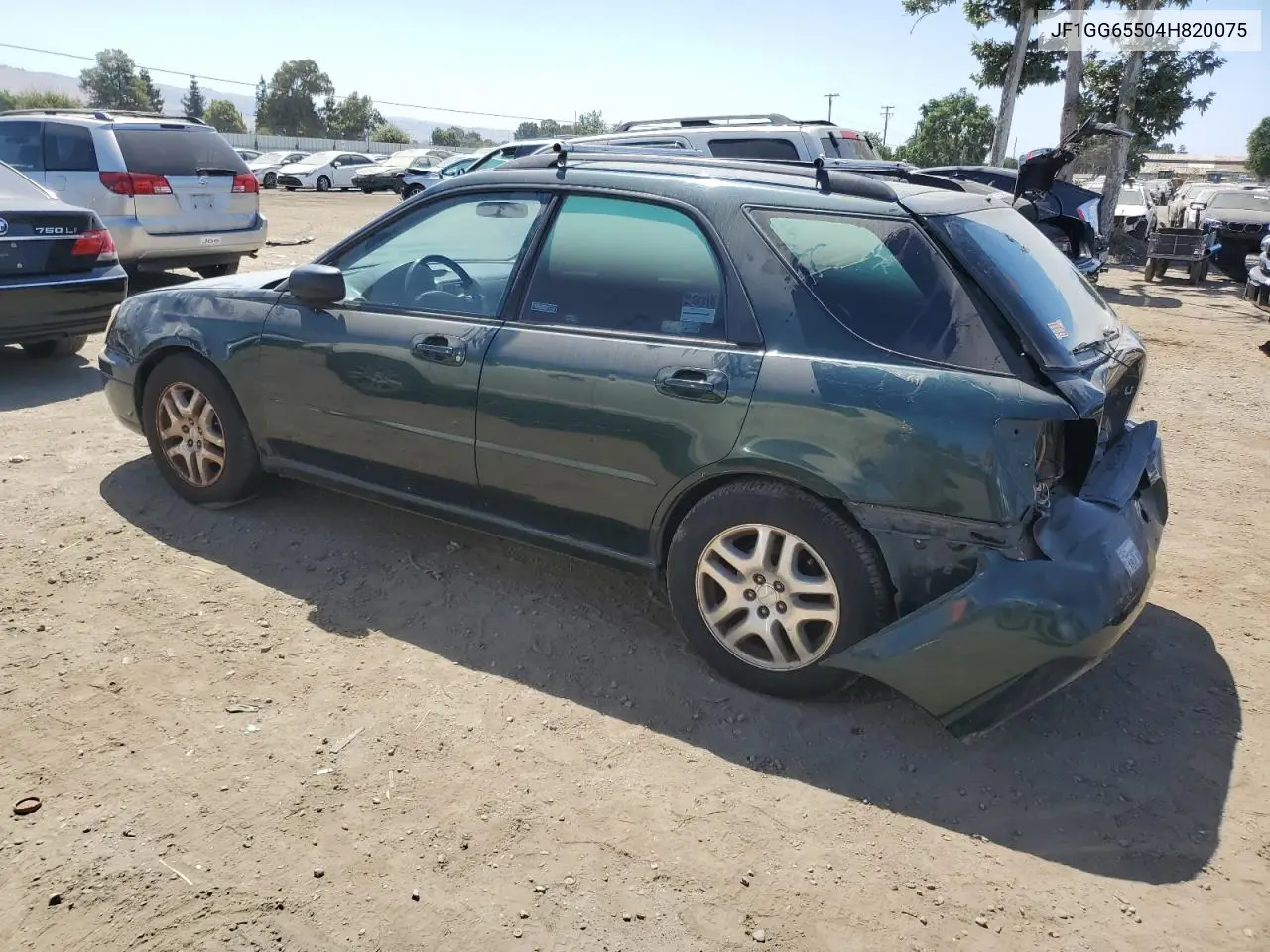 2004 Subaru Impreza Ts VIN: JF1GG65504H820075 Lot: 60644365