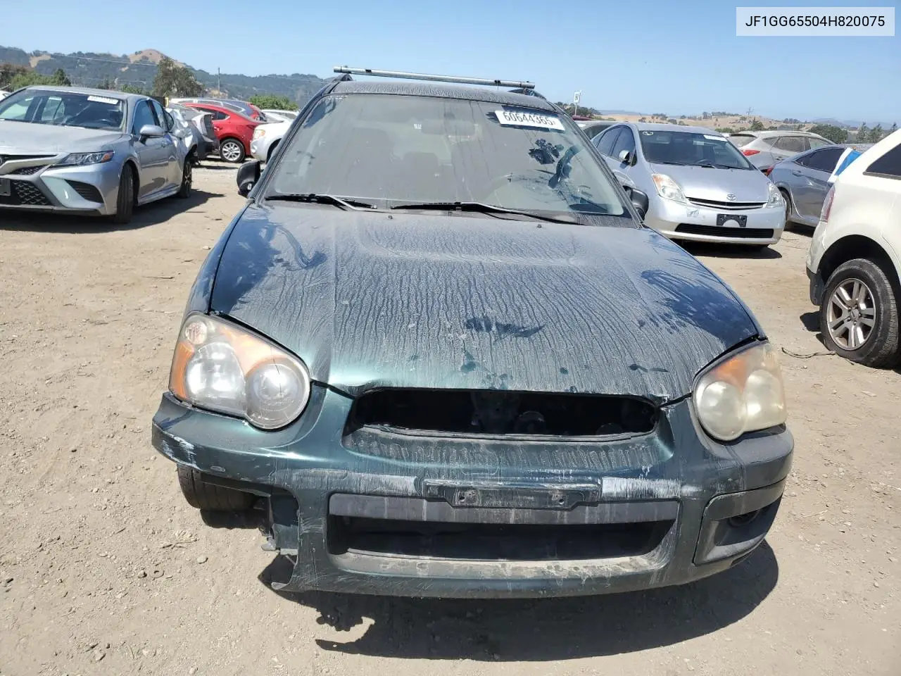 2004 Subaru Impreza Ts VIN: JF1GG65504H820075 Lot: 60644365
