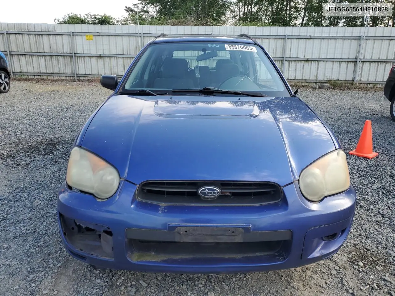 2004 Subaru Impreza Ts VIN: JF1GG65564H810828 Lot: 55670005