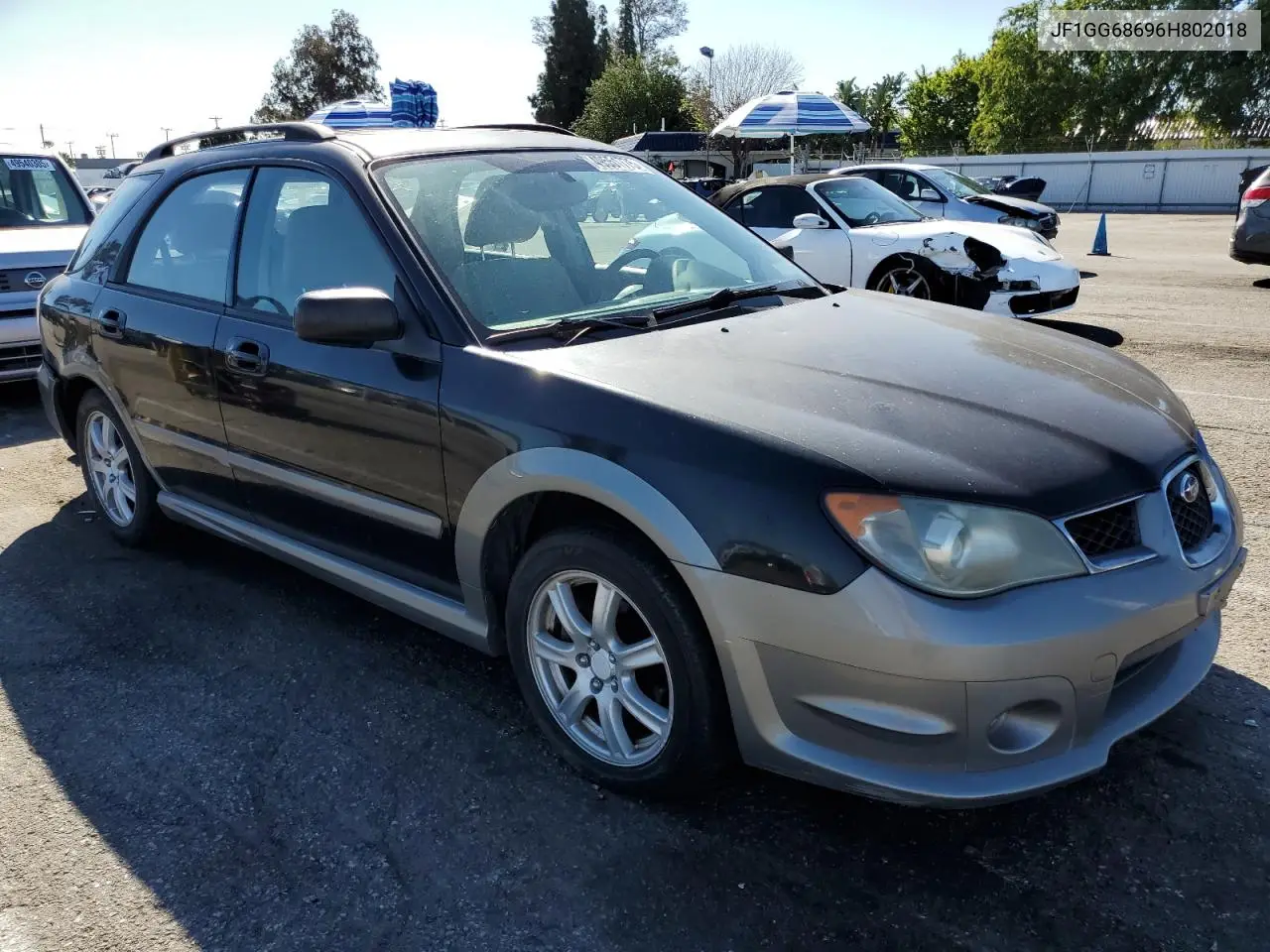 2006 Subaru Impreza Outback Sport VIN: JF1GG68696H802018 Lot: 49551775