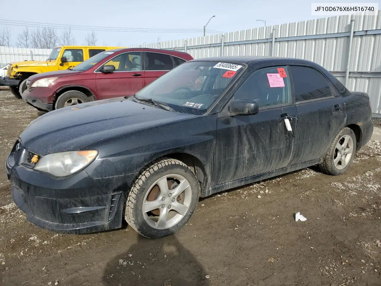 2006 Subaru Impreza 2.5I VIN: JF1GD676X6H516740 Lot: 50400665