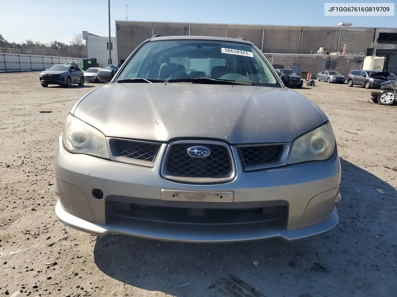 2006 Subaru Impreza 2.5I Sports Wagon VIN: JF1GG67616G819709 Lot: 50658925