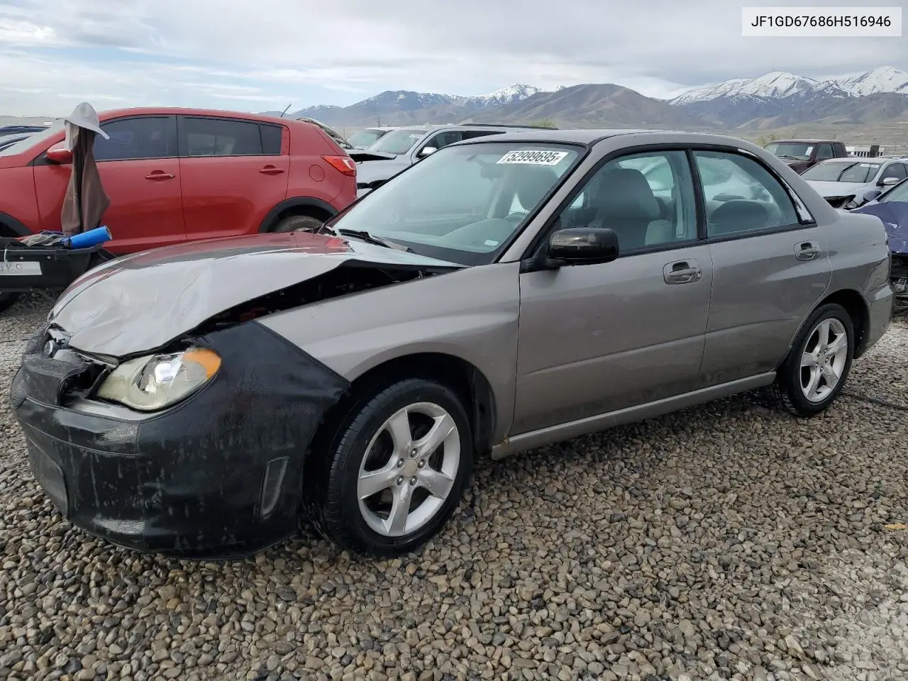 2006 Subaru Impreza 2.5I VIN: JF1GD67686H516946 Lot: 52999695