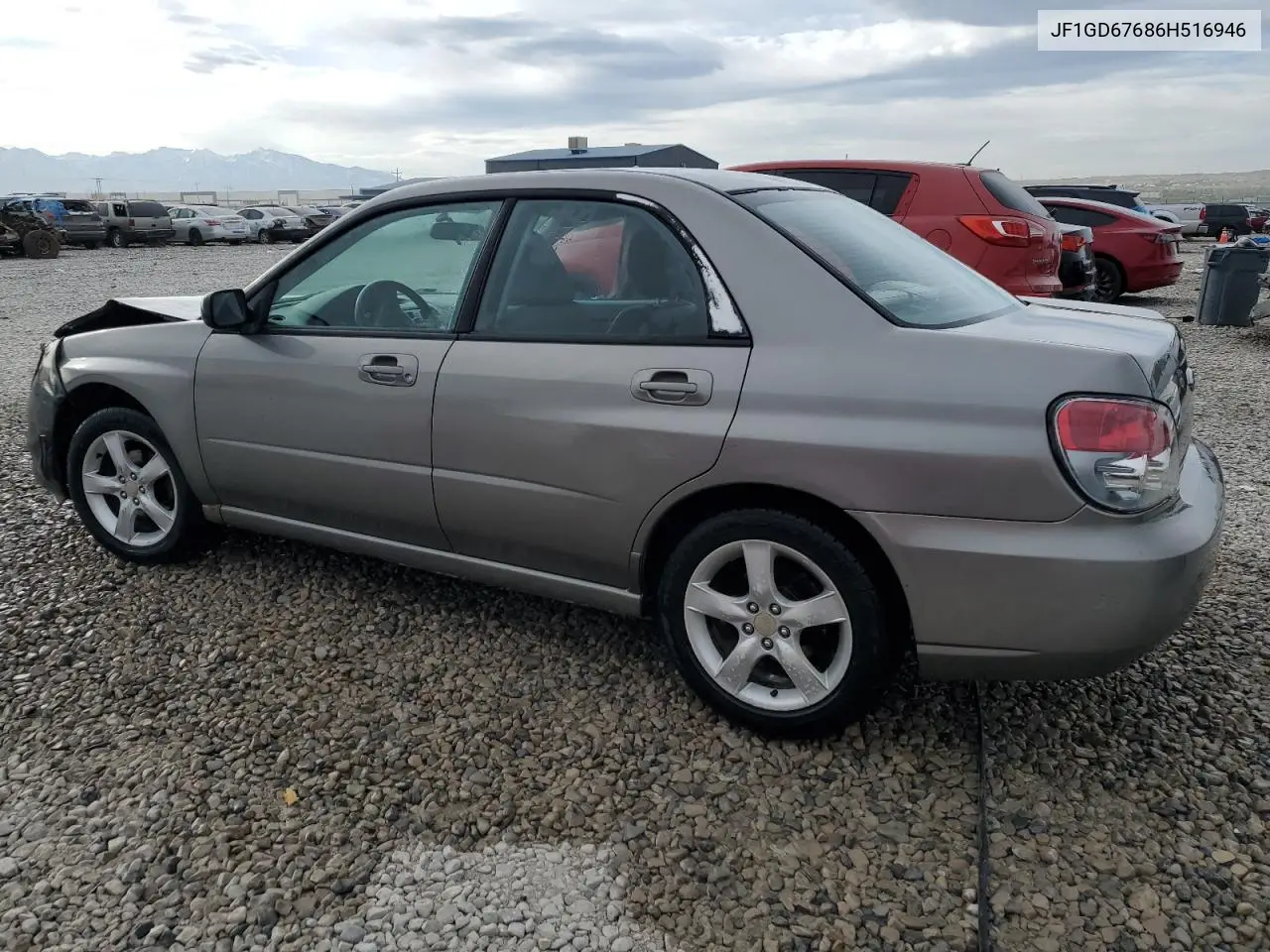 2006 Subaru Impreza 2.5I VIN: JF1GD67686H516946 Lot: 52999695