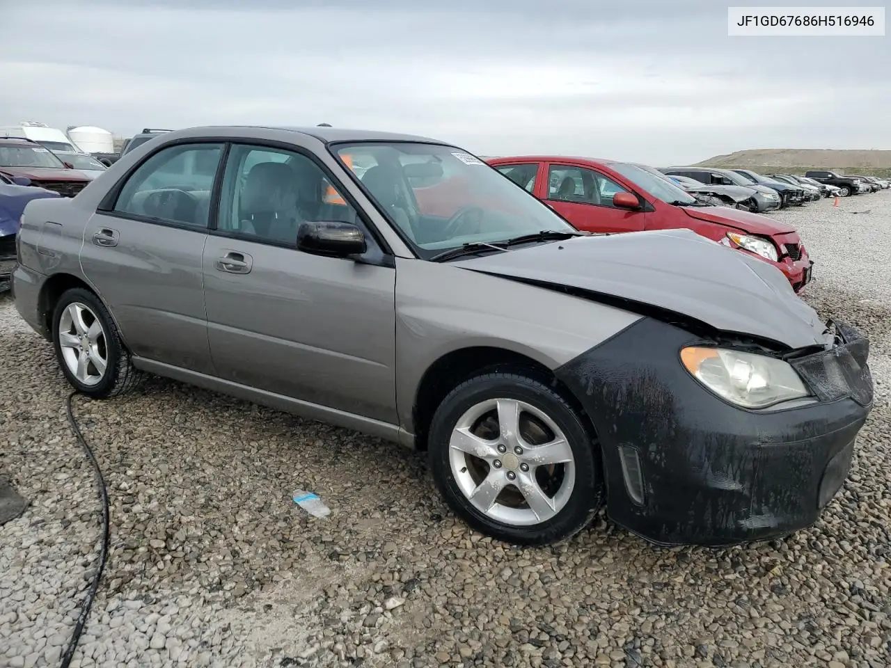 2006 Subaru Impreza 2.5I VIN: JF1GD67686H516946 Lot: 52999695