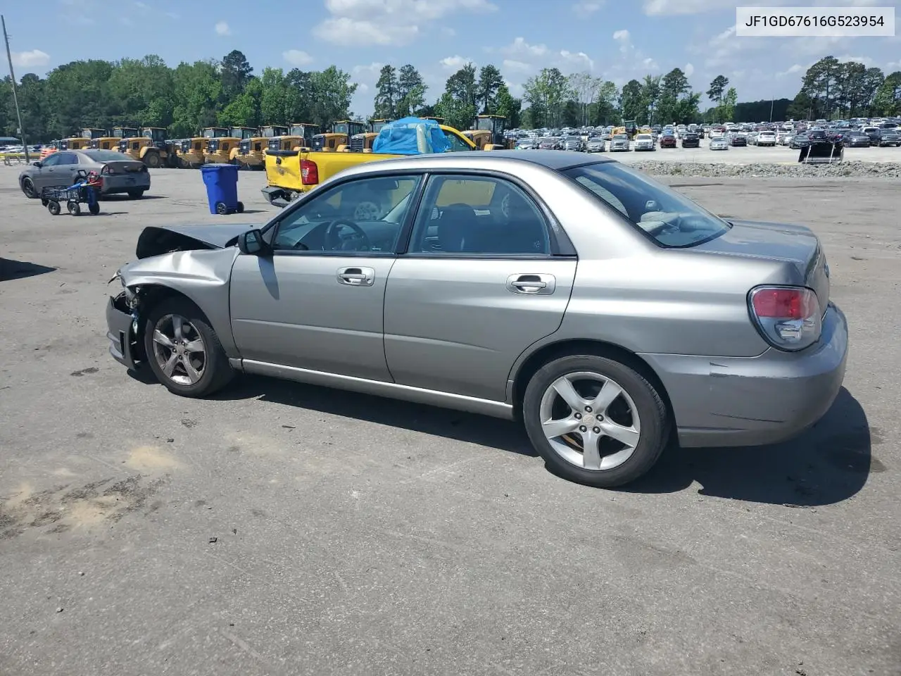2006 Subaru Impreza 2.5I VIN: JF1GD67616G523954 Lot: 55285405