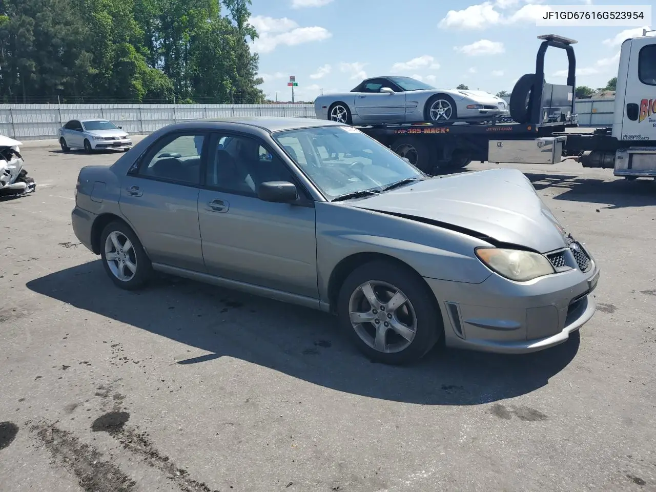 2006 Subaru Impreza 2.5I VIN: JF1GD67616G523954 Lot: 55285405