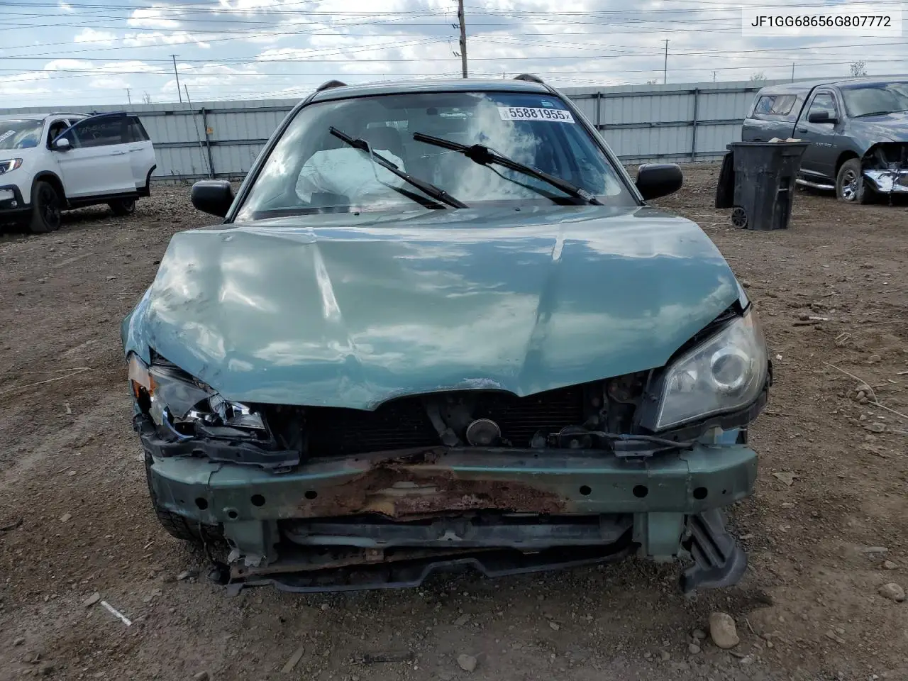 2006 Subaru Impreza Outback Sport VIN: JF1GG68656G807772 Lot: 55881955