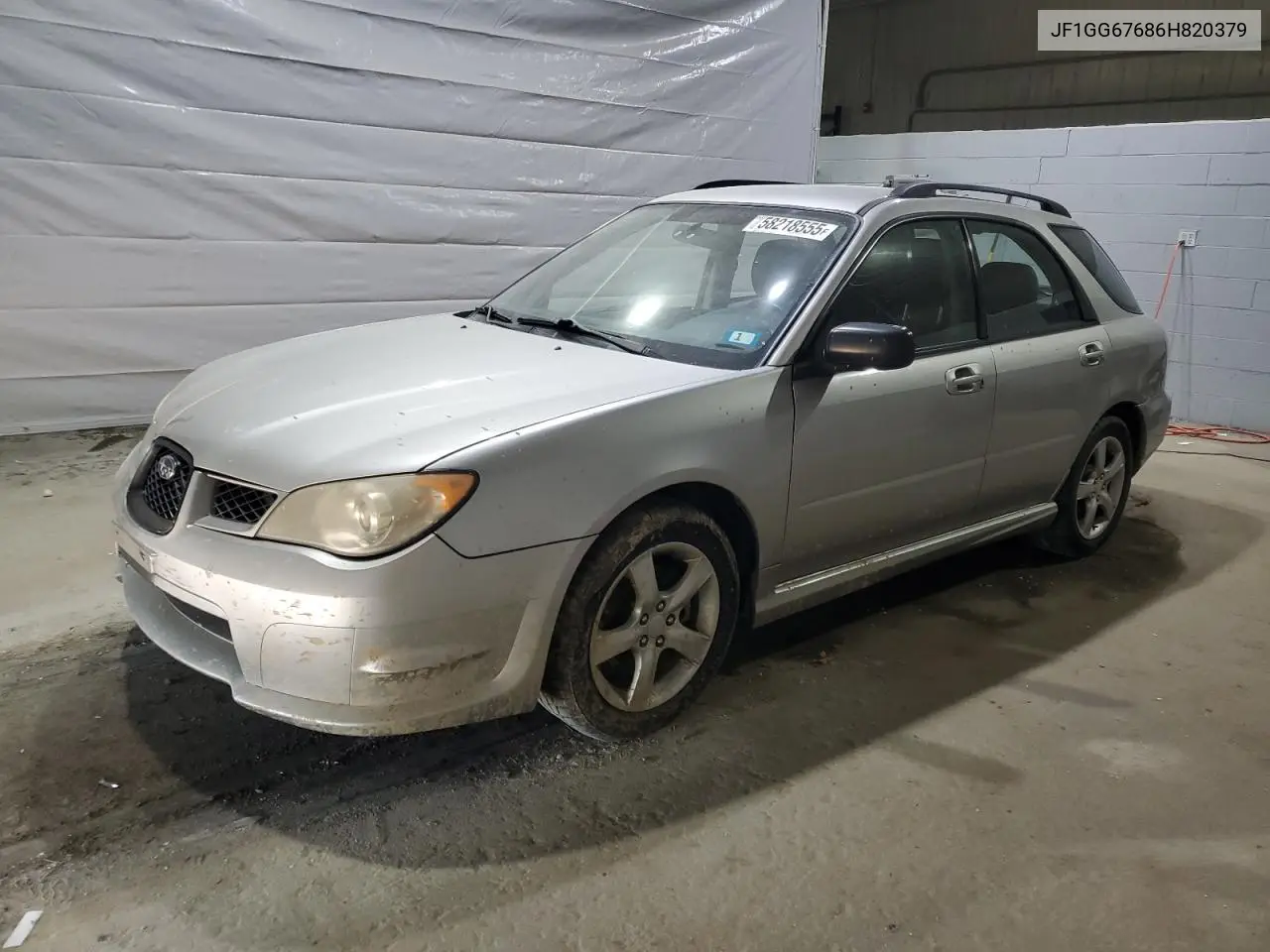 2006 Subaru Impreza 2.5I Sports Wagon VIN: JF1GG67686H820379 Lot: 58218555