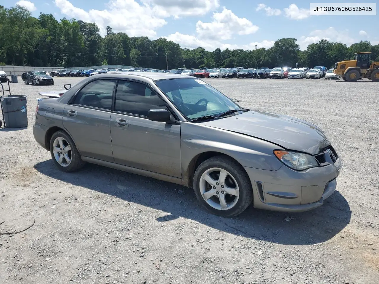 2006 Subaru Impreza 2.5I VIN: JF1GD67606G526425 Lot: 60412085