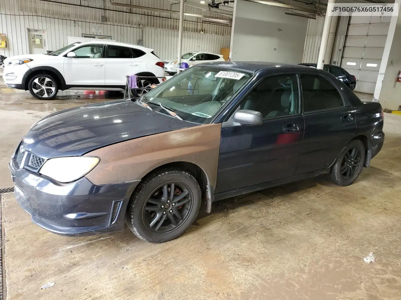 2006 Subaru Impreza 2.5I VIN: JF1GD676X6G517456 Lot: 61001205