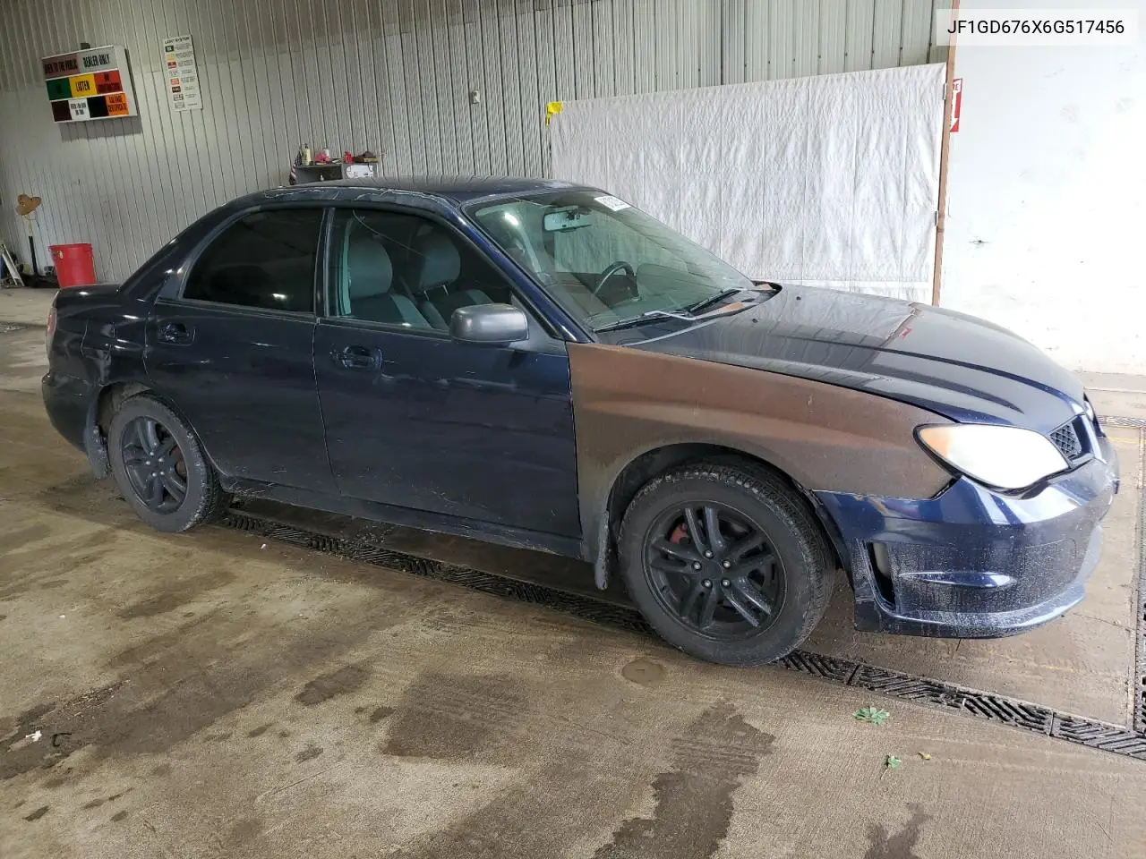 2006 Subaru Impreza 2.5I VIN: JF1GD676X6G517456 Lot: 61001205
