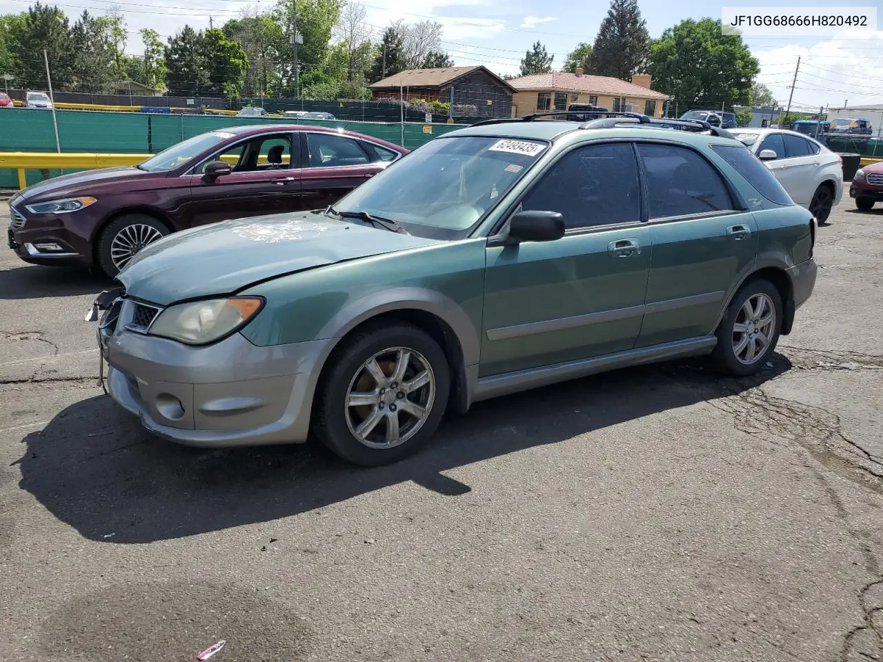 2006 Subaru Impreza Outback Sport VIN: JF1GG68666H820492 Lot: 62493435