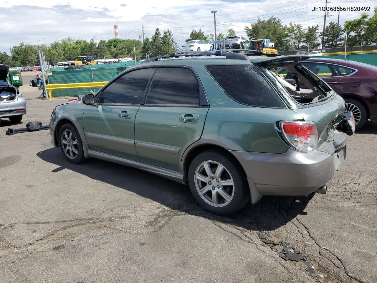 2006 Subaru Impreza Outback Sport VIN: JF1GG68666H820492 Lot: 62493435