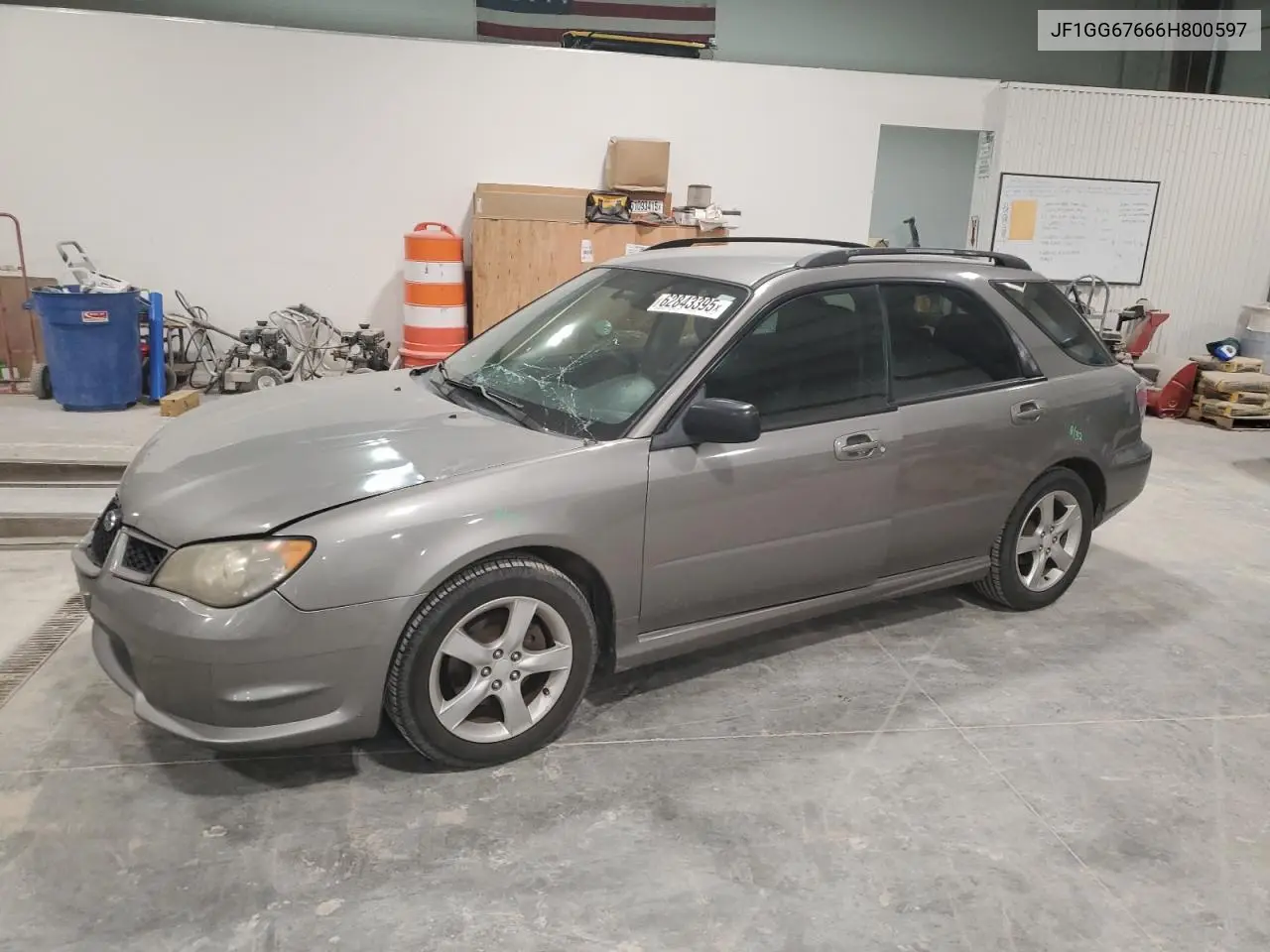 2006 Subaru Impreza 2.5I Sports Wagon VIN: JF1GG67666H800597 Lot: 62843395