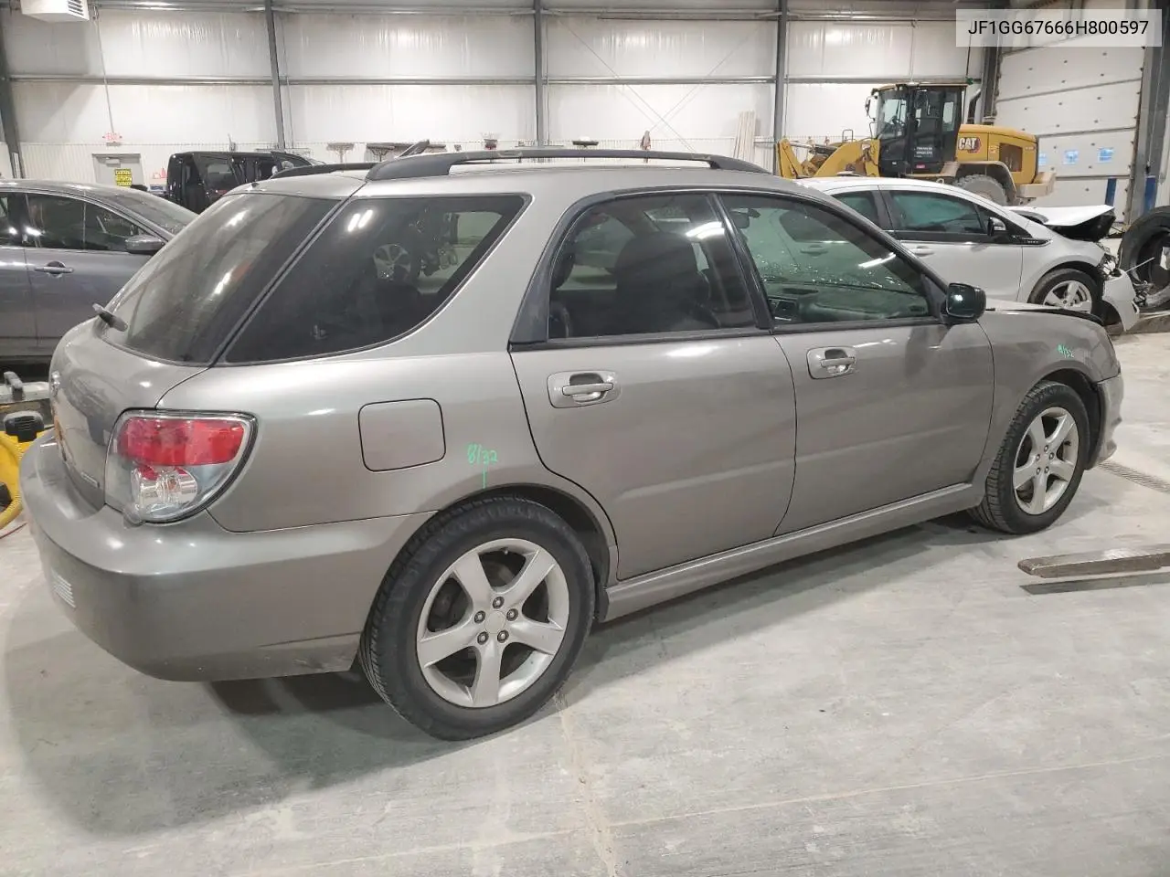 2006 Subaru Impreza 2.5I Sports Wagon VIN: JF1GG67666H800597 Lot: 62843395