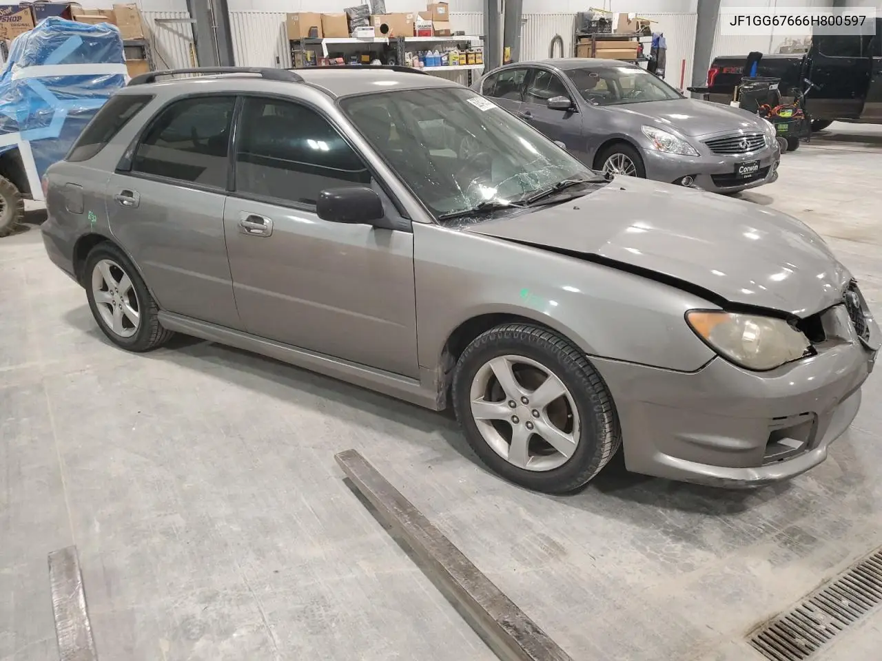 2006 Subaru Impreza 2.5I Sports Wagon VIN: JF1GG67666H800597 Lot: 62843395