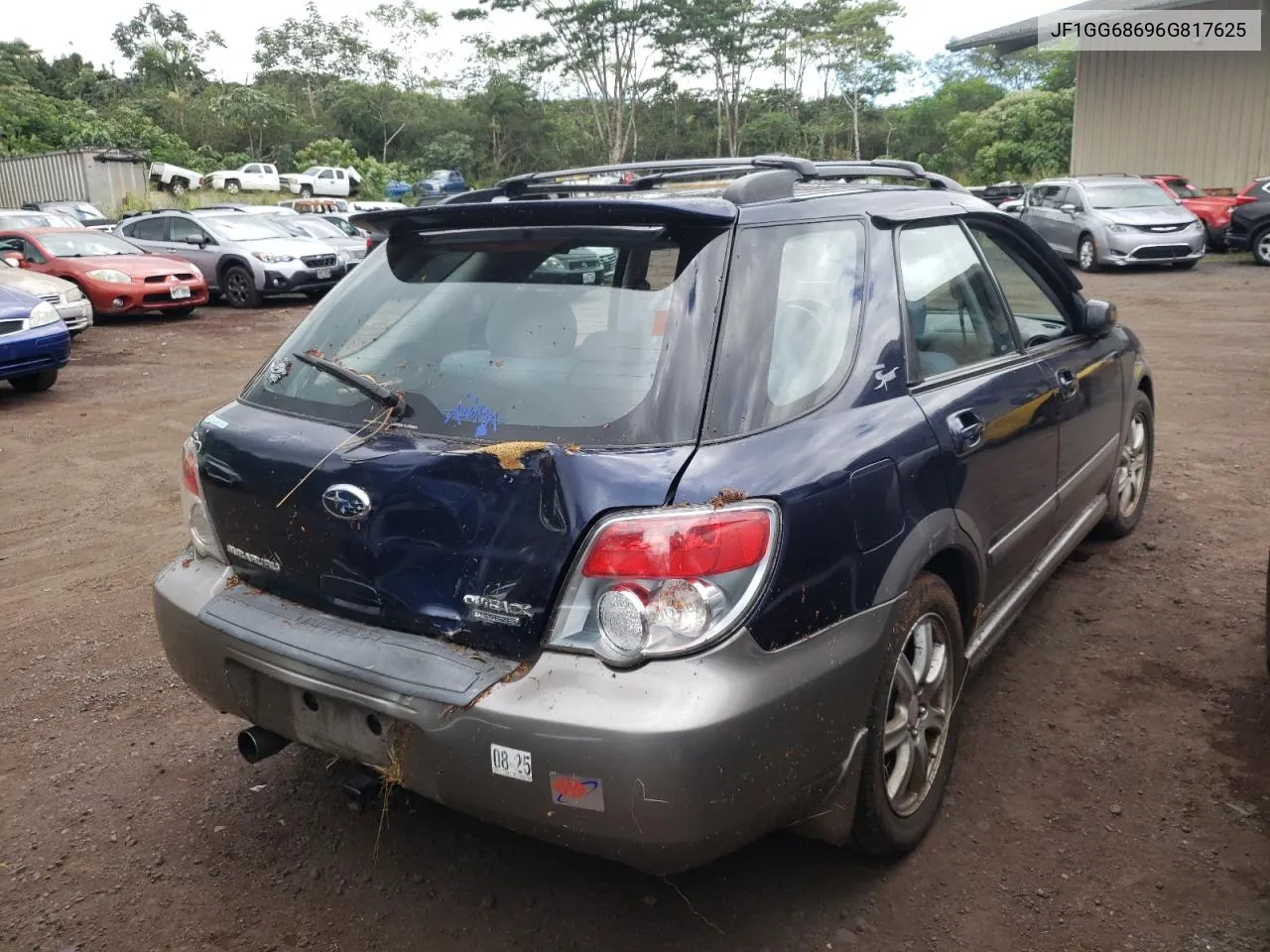 2006 Subaru Impreza Outback Sport VIN: JF1GG68696G817625 Lot: 83205584