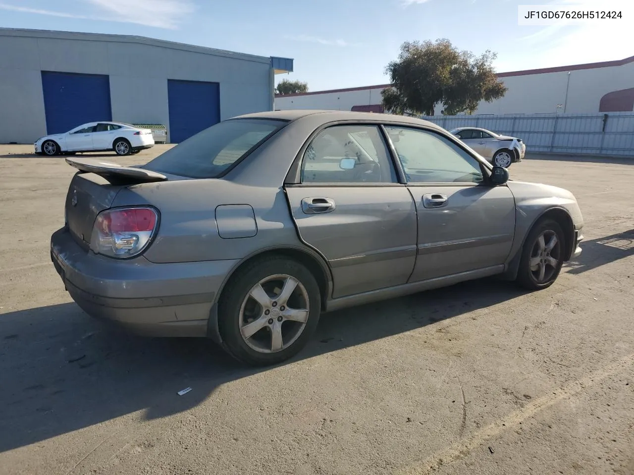 2006 Subaru Impreza 2.5I VIN: JF1GD67626H512424 Lot: 84339574