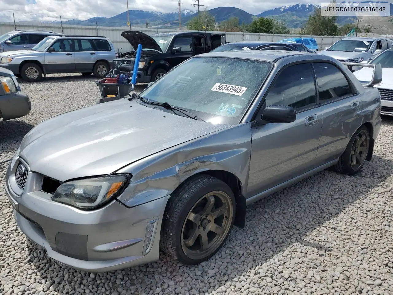 2007 Subaru Impreza 2.5I VIN: JF1GD61607G516648 Lot: 56343945