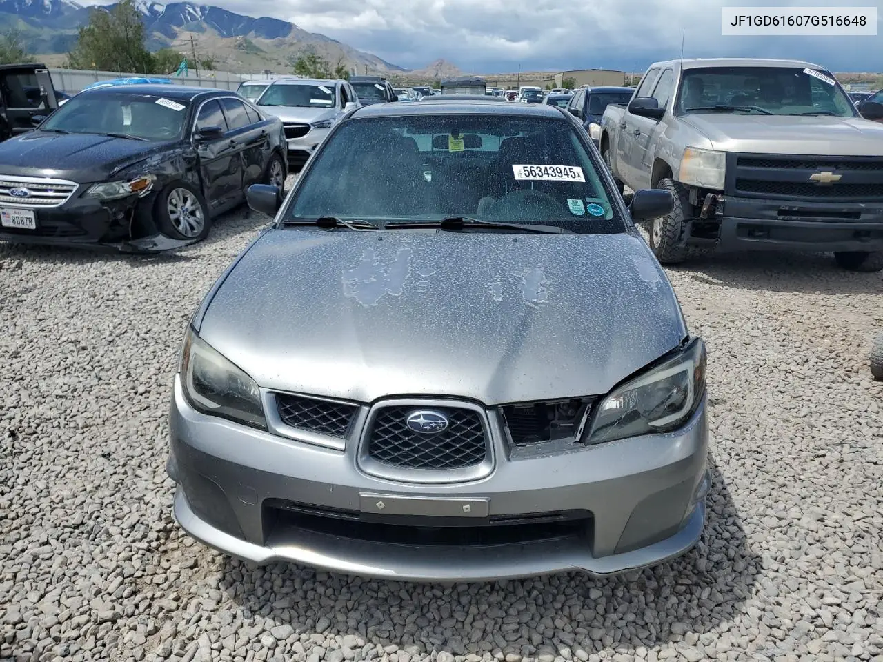 2007 Subaru Impreza 2.5I VIN: JF1GD61607G516648 Lot: 56343945