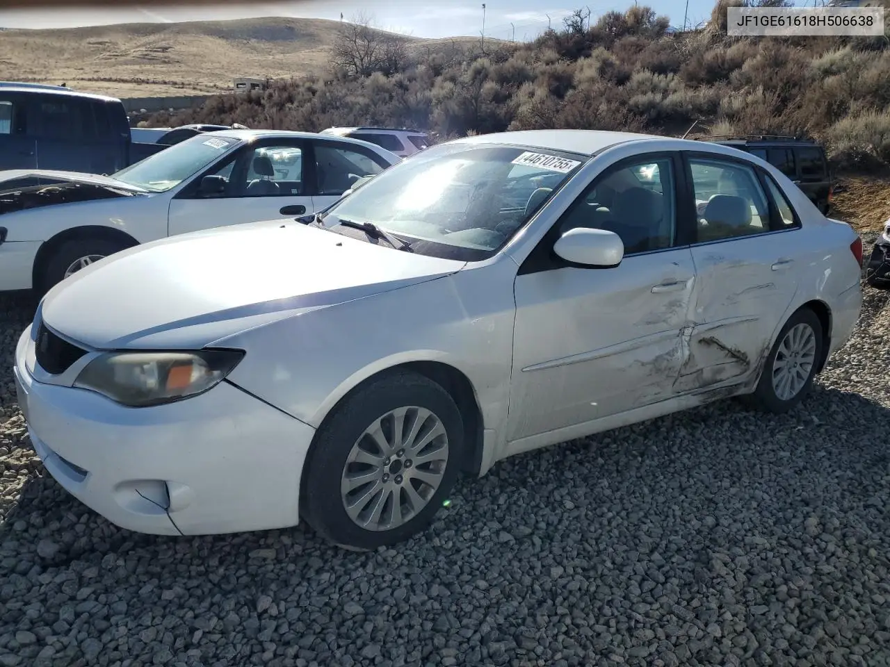 2008 Subaru Impreza 2.5I VIN: JF1GE61618H506638 Lot: 49125535