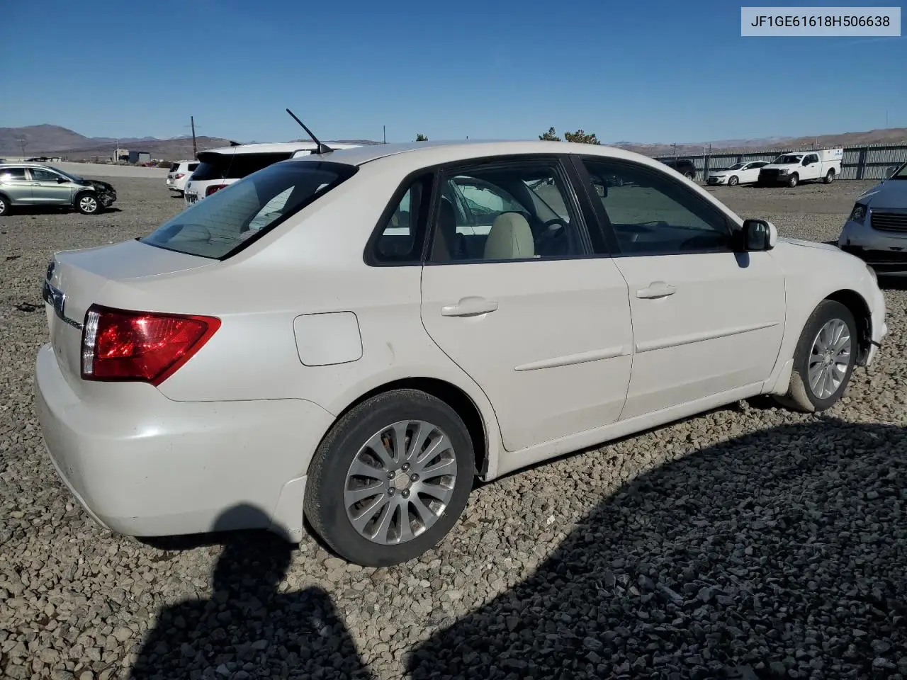 2008 Subaru Impreza 2.5I VIN: JF1GE61618H506638 Lot: 49125535