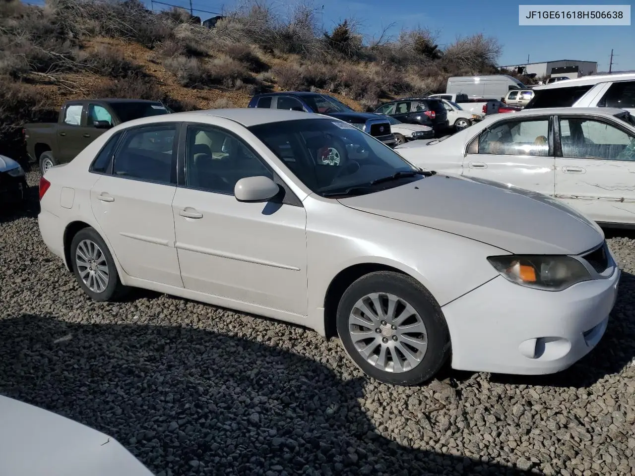 2008 Subaru Impreza 2.5I VIN: JF1GE61618H506638 Lot: 49125535