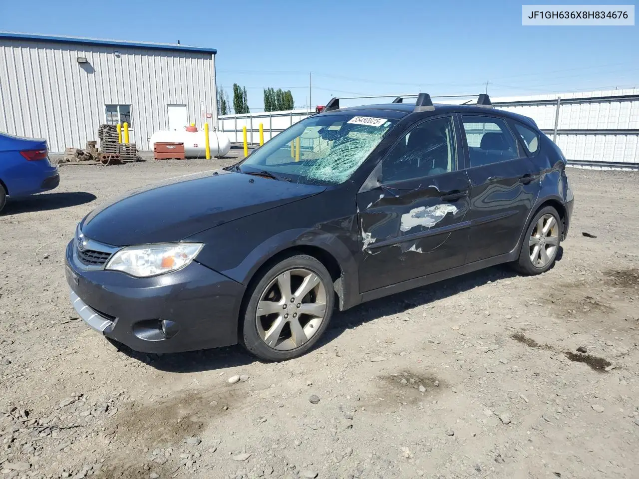 2008 Subaru Impreza Outback Sport VIN: JF1GH636X8H834676 Lot: 55480025